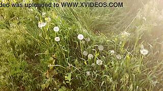 Intimate street masturbation with neighbor leads to simultaneous orgasm