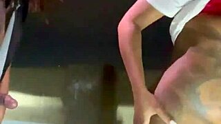 Intense creampie in beale street parking garage leaves her wet and moaning