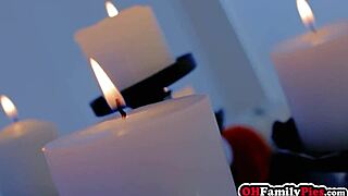 hailey rose as horny stepsister in kinky halloween costume with big tits 😈