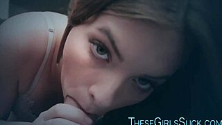 Amateur Teen 18+ POV Handjob and Blowjob Leading to Cumshot