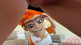 Brunette Mystic Christina Buffs Those Magic Balls With Her Tongue 😏