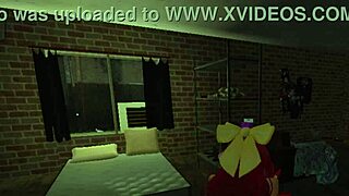 the redhead with a big body gets her ass pounded in roblox style