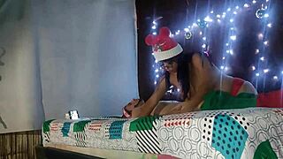 Christmas sex with arab stepmother while husband is away