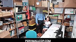 Pervmallcop - fuck me but please dont tell my stepdaddy that im a thief