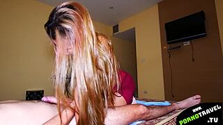 Hot Girl Gives Dick Massage