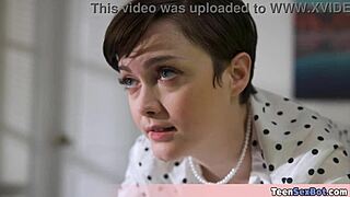 Quickie fucking the extra small 18+ and petite 18+ tomboi secretary