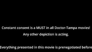 Wow, Arzt spritzt rebellierten Wyatts Fotze voll mit Sperma! 😏