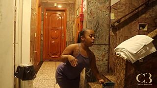 Lil short stuff catch an attidude until the big cock comes out mega trailer