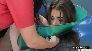 Wacky teen enters butt hole asylum for intense painful therapy.