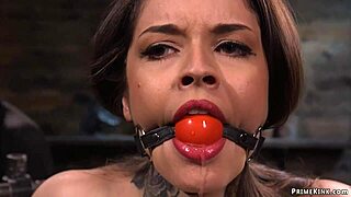 Small Tits Latina Sub On Device Bondage