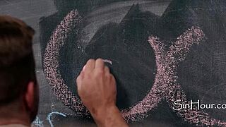 Dyke Teachers Help Out Desperate Male Colleague - Katrina Colt Kenzie Taylor Nathan Bronson