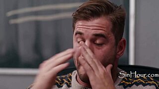 Dyke Teachers Help Out Desperate Male Colleague - Katrina Colt Kenzie Taylor Nathan Bronson