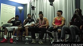 Myste Vixen really loves diving into gangbangs and getting creampied every time