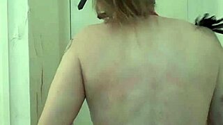 slave submits and gives blowjob in bdsm session