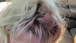 Blonde hooker gives BBBJ then gets fucked bareback!