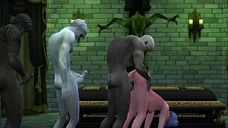 ¡Checa esta gangbang salvaje underground!