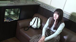 Former receptionist 26 squirts and gets fucked hard 😍. Moaning and screaming in the process.