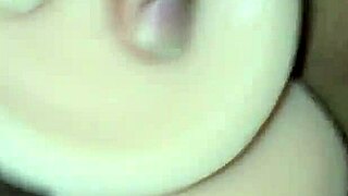 watching my hot bbw latin girlfriend try two big dildos