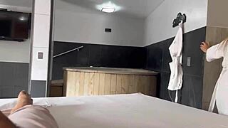 stepmother shows her new house to stepson who warms her up with cock in ass until creampie