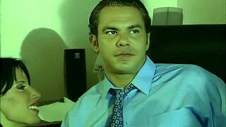 Brunette secretary at work