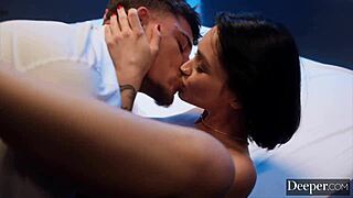 Tiny Aubrey Rides Cock All Night Long