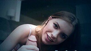 Amateur Teen 18+ POV Handjob and Blowjob Leading to Cumshot