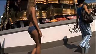 Blue Angel Feels Exposed Walking Body Painted In Public