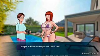 Stepbrother catches stepsis masturbating, then she deepthroats his huge cock and lets him fuck her - Kimmytoons