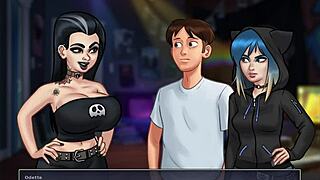 i-i'm playing summertime saga 27, it's so erotic!