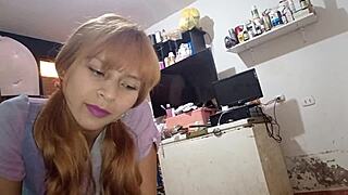 Innocent Nena Deceived into Sucking Cock and Riding Huge Ass