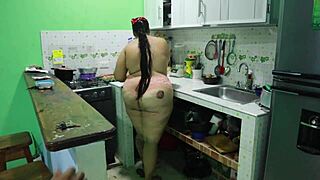 Fucking My Girlfriend's Sister In The Kitchen
