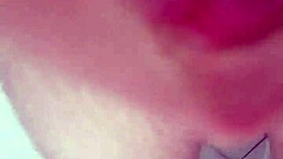 Bathroom fun with bisexual cumshot masturbation