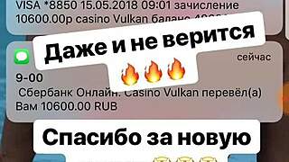 What does russian albina do with her ass and feet?