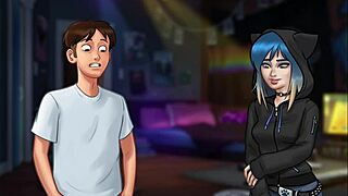 i-i'm playing summertime saga 27, it's so erotic!