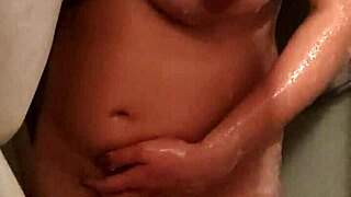 Stepsister with big boobs caught in compromising position