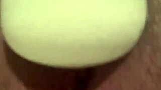 Bride's Huge Pussy Lips Drenched and Stretched by Vibrating Toys