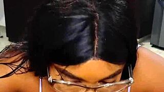 Pretty young Colombian girl gets hard fucked in amateur model casting.