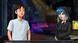 i-i'm playing summertime saga 27, it's so erotic!