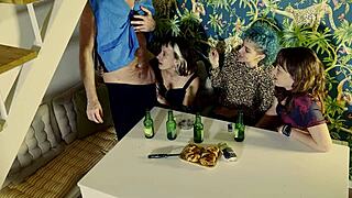 non monogamous dinner leads to a subtle foursome gathering