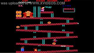 Let's Play Donkey Kong With Brunette Gamer