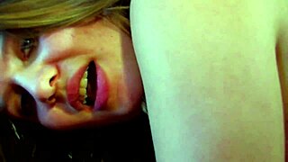 Amateur home video with moaning woman