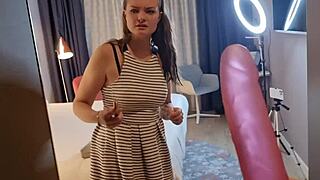 victoria's wet pussy in hardcore fucking, huge cumshot on tits