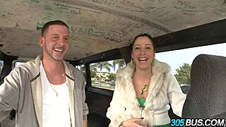 nice amateur blonde and brunette fuck on bus for cash