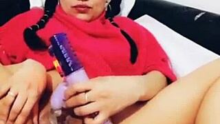 squirts of pleasure from dildo play bluee official