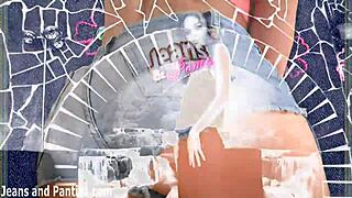 Tight teen alex strips skinny jeans feeling aroused