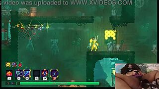 Chubby Ebony Gamer Girl Gets Fucked With Dildo While Playing Video Game