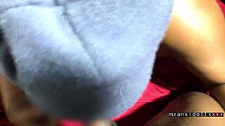 Mature woman receives creampie in her tight pussy