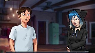 i-i'm playing summertime saga 27, it's so erotic!