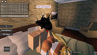 roblox slut sucks and fucks a big dick hardcore