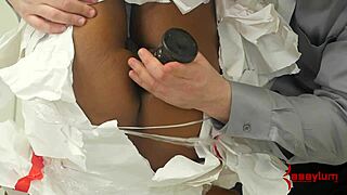 Patient Hung Upside Down for Extreme Treatment